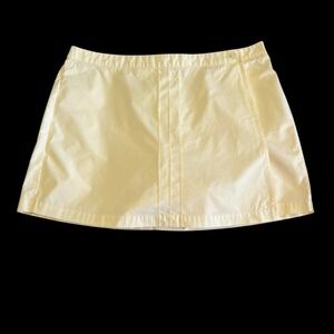 Dockers Women's Skort Golf‎ Athletic Casual Yellow Skirt Shorts Size 16